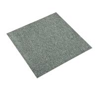 vidaXL 20x Carpet Floor Tiles 5 m² 50x50 cm Green Flooring Mat Bedroom Office
