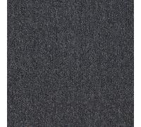 Monster Shop 20 x Carpet Tiles Charcoal Black 5 Square Metres Commercial Hard Wearing Heavy Duty Domestic Premium Office Home Flooring 50cm x 50cm 5m2
