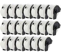 20x Compatible Brother P-Touch DK11201 29mm x 90mm White Standard Address Labels, 400 Labels per Roll