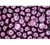 20x CzechMates Cabochon Czech Beads 7mm Sueded Gold Orchid Unique Beading Supplies Jewellery Making Czech Republic