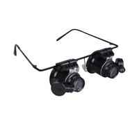 20X Double Frame Magnifier Glass Suitable For Fine Detail Work In Jewelers Electronics Enthusiasts Accurate Inspection Clockmakers Glass