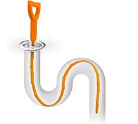 20x Drain Unblocker Sink Tool Reusable Drain Cleaner for Sewer/Kitchen/Showers Unblocker Tool with Easy Operation Drain Hair Remover with a Multifunctional Combination