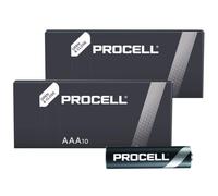 20x Duracell Procell AAA 1.5V Alkaline LR03 Industrial Batteries