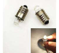 20x E10 2.2V / 0.25A 0.55W 4300K WarmWhite MES Bulb E10x22 Miniature Screw Flishlights Torch Lamp