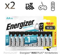 20x Energiser Max Plus AA Batteries Longest Lasting Alkaline Longest Expiry UK