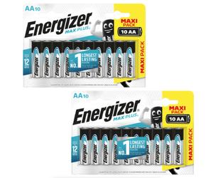 20x Energiser Max Plus AA Batteries Longest Lasting Alkaline Longest Expiry UK