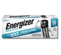 Energizer AA Alkaline Batteries Max Plus LR6 1.5V Pack of 20