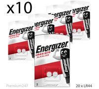 Energizer Button Cell Batteries A76 LR44 1.5V Alkaline Pack of 2