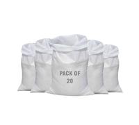 20x Extra Large Woven Sacks Polypropylene PP Rubble Sacks Heavy Duty Size Woven Bags Builders Bags Garden Waste bags (60x100cm)