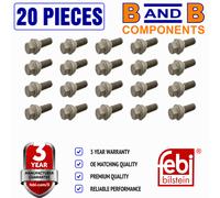 20x FEBI 46675 Wheel Bolts M14x1.5 19mm Mercedes Sprinter VW Crafter Steel Rim