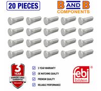 20x FEBI 46680 Wheel Studs M12x1.5 46mm 13mm Knurl Ford Fiesta Focus Mazda3 CX-5