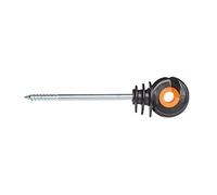 Gallagher - Distance screw insulator XDI ((XDI offset screw-in insulator) wood, 10cm, pack of 20) - Electric fence rope insulator / cord insulator - Electric fence wire insulator