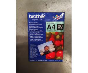 20x Genuine Brother A4 Premium Plus Glossy Photo Paper Sheets - FREE DELIVERY