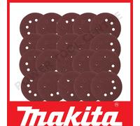 20x Genuine Makita 125mm 120Grit Hook&Loop Abrasive Disc DBO180 DBO140 Bosch B&D