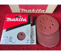 Makita P-43577 Sanding Discs 120 Grit 125mm (10 Pack)