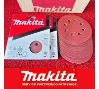 20x GenuineMakita 125mm 120 Grit Hook & Loop Abrasive Disc BO5041 BO5031 BO5030