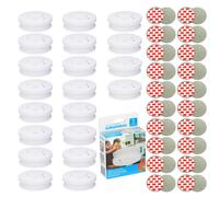 20x Grundig Smoke Detector 85 dB Incl. 9V Batteries + Magnetic Mounts EN 14604