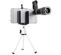 20x HD Easy Focus Zoom Monocular Telescope Lens Scope for Smartphone with Smartphone Adapter Tripod Suit for Hiking Camping Bird Watching