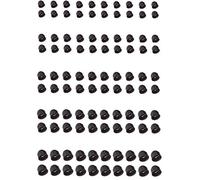 20X HEX NUT Cover Cap M4 to M30 Protection Bolt Round Hexagon Dome Black Screw Head CAR Plastic (Diameter M12 / Hex 18mm)