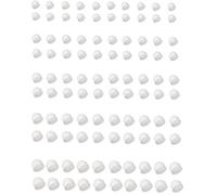 20x HEX NUT Cover Cap M4 to M30 Protection Bolt Round Hexagon Dome White Screw Head CAR Plastic (Diameter M8 / Hex 13mm)