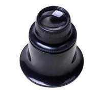 20x Jewelers Loupe, Single Tube Pocket Magnifying Glass for Watch & Jewelry Repair, Portable Diamond Magnifier with Optics Lens