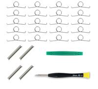 20x L2 R2 Trigger Button Springs with 4x Cylinder and Screwdriver Compatible with DualSense PS5 Controller Spring Replacement Repair Kits