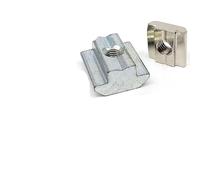 20X M3 M4 M5 M6 M8 M10 T Shape Block Sliding Nut Drop In Spring Ball Shrapnel for 20 30 40 45 Series Aluminum Profile Rail Track-20 series M6,sliding nut