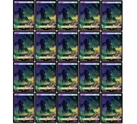 20x Magic The Gathering Final Fantasy FOIL Full Art Lands - MTG - Swamp #300 (Foil)