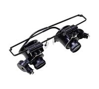 20X Magnification Double Lens Magnifier Suitable for Jewelry Appraisal and Watch Repair Ergonomic Design Comfortable Use Jewelry Inspection Tool