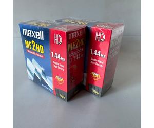 20x MAXELL Floppy Disk MF2HD 3.5" 1.44MB Windows DOS Formatted Diskettes NEW