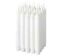 20x New IKEA JUBLA Unscented Stearin Chandelier Candles Burning time 6hr 19cm