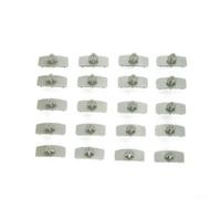 20x Nylon Fender for flare Clips for Jeep for liberty for wrangler | nylon construction, grey finish, fits fender flares, direct replacement for OEM parts, 20-piece set