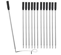 20 x Black Ink Pen Refills for CROSS Ballpoint Pens, 11.6cm Black Ballpoint Pen Refills Compatible with CROSS 8513 Ballpoint Pens, Medium Size Tip (20)
