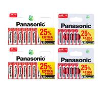 20X Panasonic Aa Zinc Batteries & 20X Panasonic Aaa Zinc Batteries