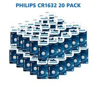 20x PHILIPS CR1632 3V Lithium Coin Cell Battery 1632 DL1632 BR1632 Longst Expiry