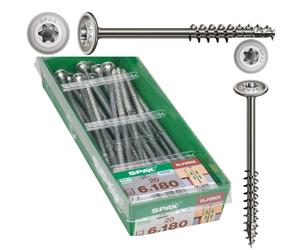 20x SPAX Tx Washer Head Wirox High Performance Torx Screws 180mm 160mm 140mm