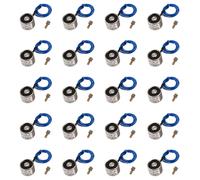 20X Sucked Electric Lifting Magnet Electromagnet 12VDC 2.5Kg 5.5LB 20X15mm Silver tone