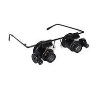 20X Watch Repair Magnifier Jeweler Appraisal Tool with LED Light 180° Rotatable Eyepiece for Watchmakers Jewelers Hobbyists