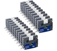 20x XemaX Label Tape Replacement for 12mm TZc-231 TZ-231 AZe-231 Black on White