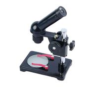 20x Zoom Laboratory Microscope Magnifier Metal Microscope 55mm Working Distance For Science Lab Biological Experiment Ergonomic Laboratory