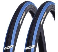 20x1 1/8 Bike Tire, Clincher Tire for 20 Inch Bicycle 28-451 Road Trail Tread 80-100 PSI Durable Wear Resistant Black for Commuting Touring Long Rides(ブルー)