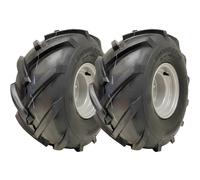 20x10.00-8 Open Centre P328 Wheels & Rim Cleated Rotovator 100mm PCD (Set of 2)
