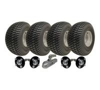 20x10.00-8 Twin Axle ATV Trailer Kit Wheels, Stub Axles Hitch Road Legal 1800kgs