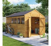 20x10 Expert Tongue and Groove Apex Workshop - Windowless BillyOh - Pressure Treated Wooden Garden Shed