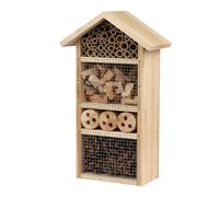 20x10x33cm Hangable Insect Bee Bug Hotel Natural Wood Garden Nesting