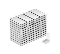 20x10x3mm Neodymium-Magnets-Rare-Earth-Magnet-Wukong 40 PCS Strong Square Bar Magnet for Fridge, Crafts or DIY