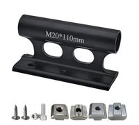 20x110mm Aluminum Alloy Thru Axle Bike Fork Mount Adapter Bike Fork Mount Car Roof Rack Carrier Adapter Cycling Accessories