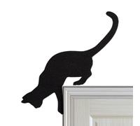 20x15cm Cat Door Topper Door Topper Metal Cat Door Topper Halloween Door Corner Decor Cute And Funny Corner Sign For Family Home Holiday Decoration