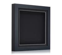 20x16" 3D Deep Box Picture Shadow Box Frame Display Memory Box With Black Mount For Medals Memorabilia Flowers etc