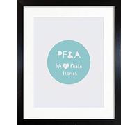20x16" For 16x12" Photo - GLASS Window - Modern 721 Black Premium Wide Photo Frame With Soft Cream Mount. MADE IN THE UK (Width of frame 3cm)